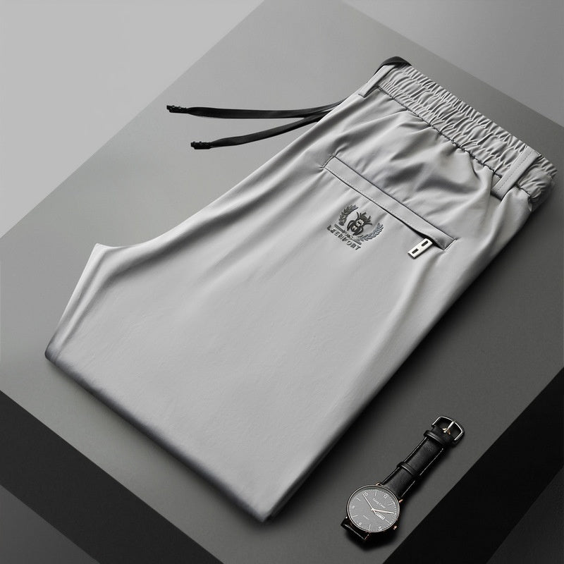 【M-5XL】🔥【Kúp 1 a získaj 1】【Objednajte si 1 a doručíme vám 2】Nové elastické nohavice z ľadového hodvábu jar a leto 2025