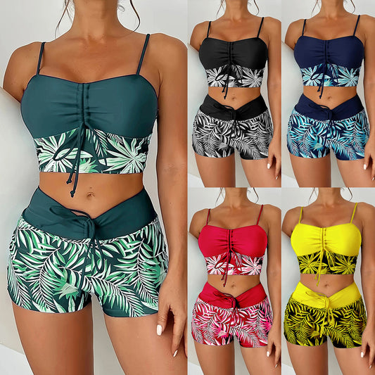 🏊‍👙🌴 Elegantní plavky s potiskem pro větší velikosti