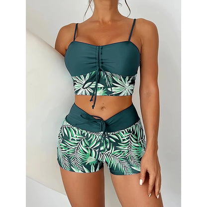 🏊‍👙🌴 Elegantní plavky s potiskem pro větší velikosti