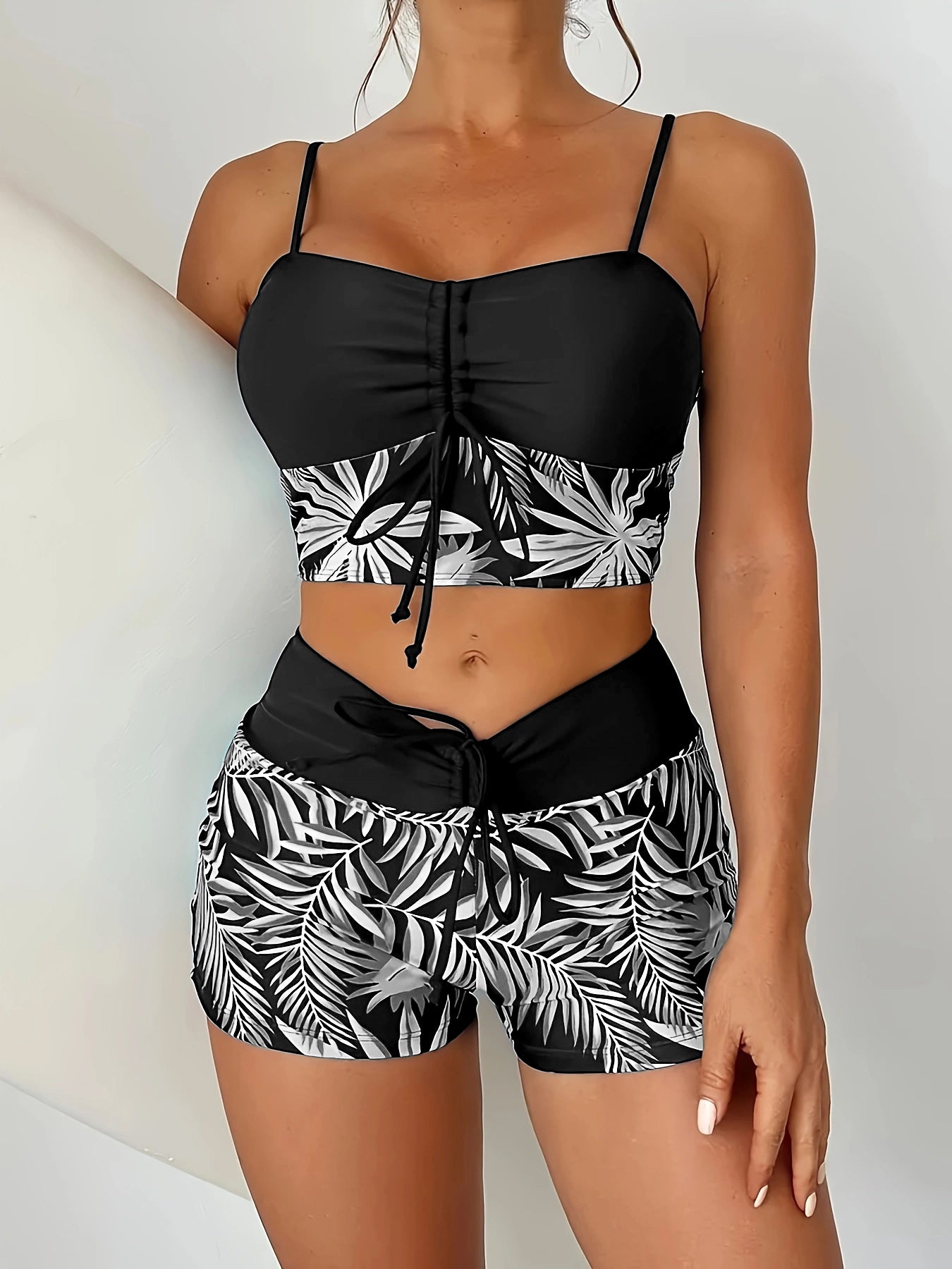 🏊‍👙🌴 Elegantní plavky s potiskem pro větší velikosti