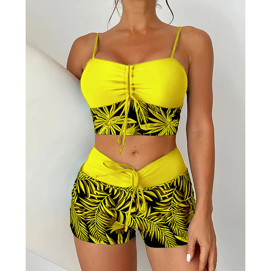 🏊‍👙🌴 Elegantní plavky s potiskem pro větší velikosti